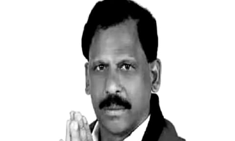 DMK legislator from Senthamangalam constituency K Ponnusamy&nbsp;