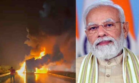 PM Modi condoles deaths in Andhra bus fire, announces ex-gratia (PTI)&nbsp;
