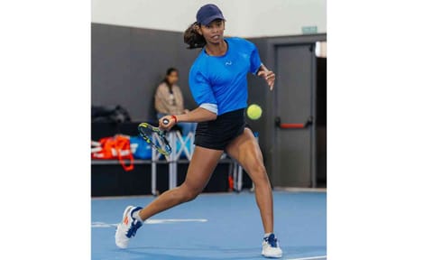 India’s rising tennis player Maaya Rajeshwaran Revathi&nbsp;