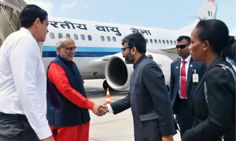 VP Radhakrishnan arrives in Seychelles (IANS)&nbsp;