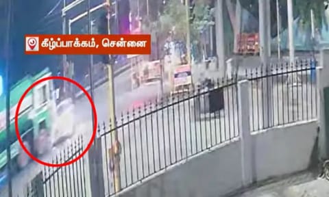 CCTV footage from the accident (Daily Thanthi)&nbsp;