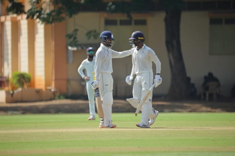 Pradosh Ranjan Paul and B Indrajith during their partnership&nbsp;&nbsp;