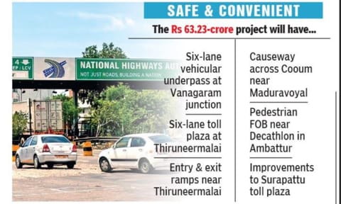 &nbsp;Thiruneermalai to offer shorter route to airport, IT Corridor via Chennai Bypass