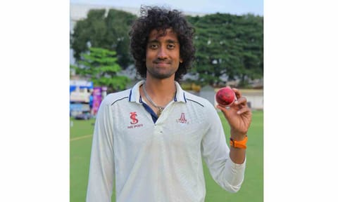 R Sai Kishore finished with figures of 5/150&nbsp;