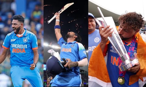 Mohammed Siraj, KL Rahul &amp; Kuldeep Yadav (PTI/Insta/klrahul/kuldeep_18)&nbsp;