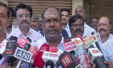 AIADMK deputy Leader of the Opposition RB Udhayakumar&nbsp;