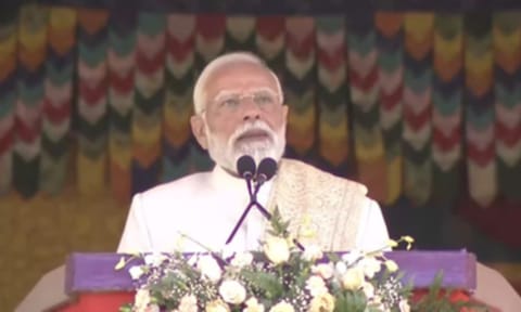 Prime Minister Narendra Modi's address in Bhutan (IANS)