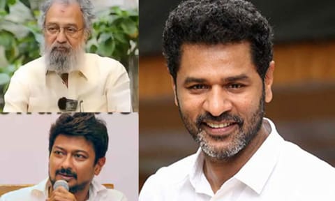 Prabhudheva, Udhayanidhi Stalin &amp; Thota Tharani (PTI/IANS)&nbsp;