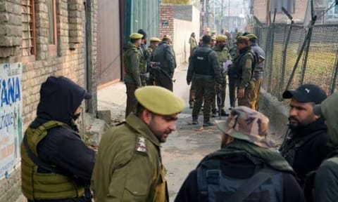 &nbsp;Nowgam police station blast (PTI)&nbsp;