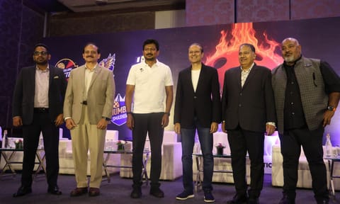 Tamil Nadu's Deputy Chief Minister Udhayanidhi Stalin at the pickle ball event in Chennai (Photo: Justin George)