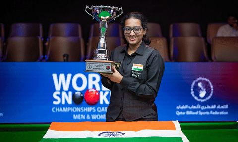 Anupama Ramachandran celebrates with the title