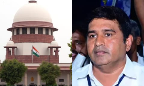 (L-R) Supreme Court, Tamil Nadu BSP president K Armstrong