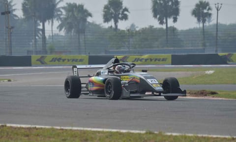 Action from Formula 4 Indian Championship Race 2&nbsp;