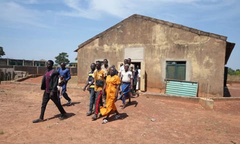 Nigerian people who were kidnapped during church service. (Photo: AP)