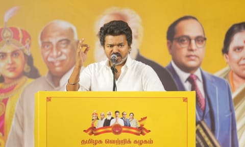 &nbsp;Actor and Tamilaga Vettri Kazhagam (TVK) president Vijay&nbsp;