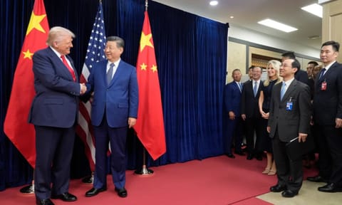 &nbsp;US President Donald Trump and Chinese President Xi Jinping (Photo: AP)