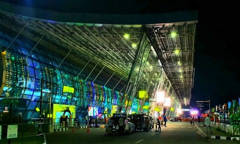&nbsp;Thiruvananthapuram International Airport outside view