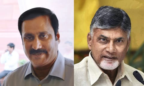 Anbumani Ramadoss &amp; AP CM Chandrababu Naidu (PTI)