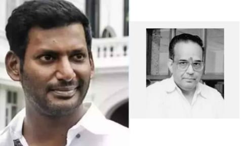 Actor Vishal (L) and AVM Saravanan (R)&nbsp;