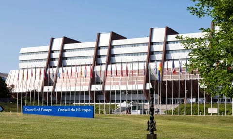 View of the Council of Europe in Strasbourg, eastern France. (AP)&nbsp;