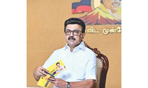CM M K Stalin&nbsp;