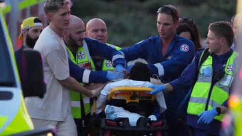 Representative image of wounded people.