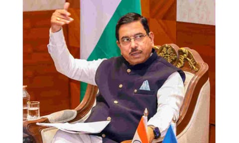 Union New and Renewable Energy Minister Pralhad Joshi (PTI)&nbsp;