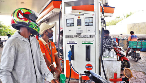 Many delivery executives lament that their take-home money has decreased, as fuel prices surge every day