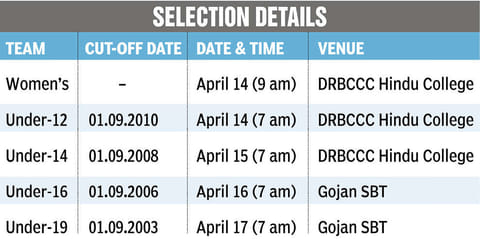 TDCA to conduct trials in April