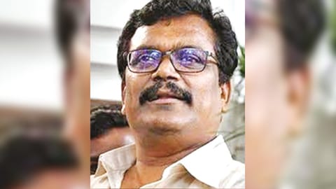 Former MLA and DMK leader Thanga Tamilselvan.