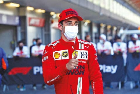 Ferrari driver Charles Leclerc