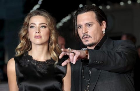 Amber Heard and Johnny Depp