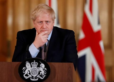 Britain's Prime Minister Boris Johnson