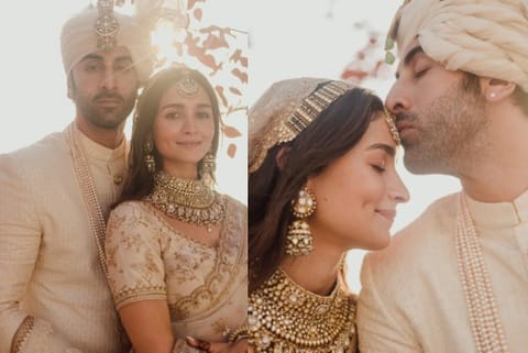 Bollywood actors Alia Bhatt and Ranbir Kapoor
