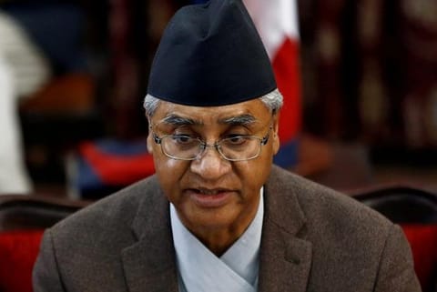 Nepal Prime Minister Sher Bahadur Deuba