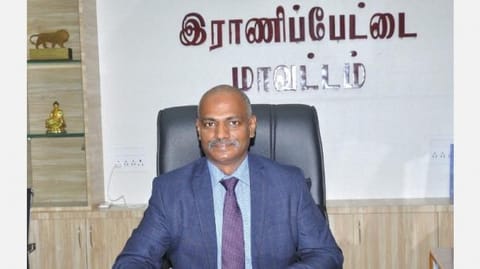 Ranipet Collector Baskara Pandian