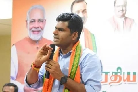Tamil Nadu BJP leader K Annamalai