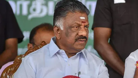 Former chief minister O Panneerselvam