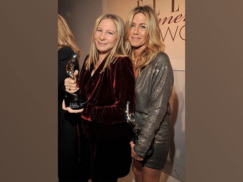 Barbra Streisand and Jennifer Aniston