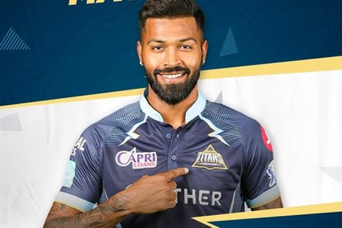 Gujarat Titans' skipper Hardik Pandya