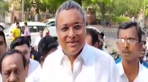 Congress MP Karti Chidambaram