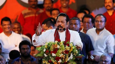 Sri Lankan Prime Minister Mahinda Rajapaksa