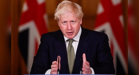 Britain's Prime Minister Boris Johnson