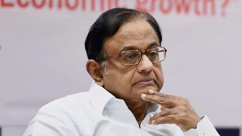 Congress leader P Chidambaram