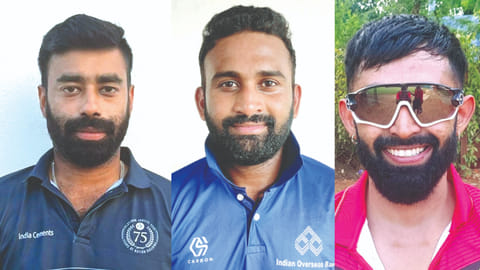 Aushik Srinivas, AG Pradeep and Ankeet Bawane