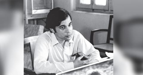 A still from the
movie Pratidwandi
