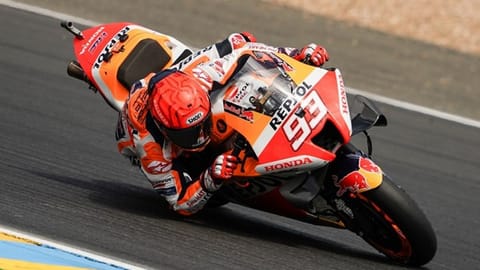 Marc Marquez in action&nbsp;