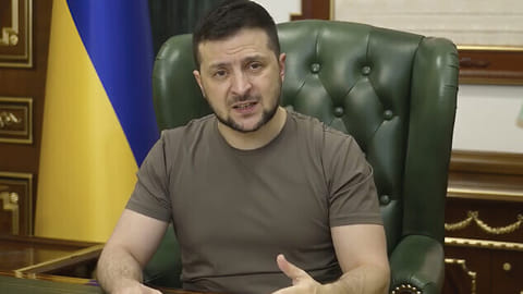 Ukrainian President Volodymyr Zelensky