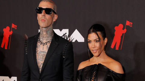 Kourtney Kardashian and Travis Barker