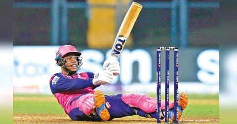 Rajasthan Royals batter Shimron Hetmyer